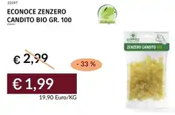 Prezzemolo e Vitale Econoce zenzero candito bio offerta