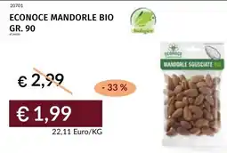 Prezzemolo e Vitale Econoce mandorle bio offerta