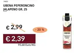 Prezzemolo e Vitale Ubena peperoncino jalapeno offerta