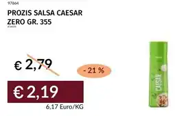 Prezzemolo e Vitale Prozis salsa caesar zero offerta