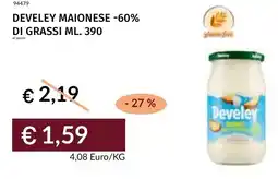 Prezzemolo e Vitale Develey maionese -60% di grassi offerta