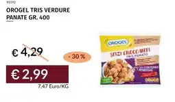 Prezzemolo e Vitale Orogel tris verdure panate offerta