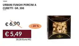 Prezzemolo e Vitale Urbani funghi porcini a cubetti offerta