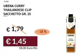 Prezzemolo e Vitale Ubena curry thailandese clip sacchetto offerta