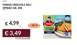 Prezzemolo e Vitale Findus croccole agli spinaci offerta
