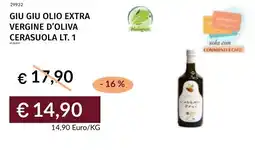 Prezzemolo e Vitale Giu giu olio extra vergine d'oliva cerasuola offerta