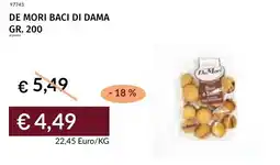 Prezzemolo e Vitale De mori baci di dama offerta