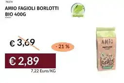 Prezzemolo e Vitale Amio fagioli borlotti bio offerta