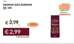 Prezzemolo e Vitale Aramino riso rubinum offerta