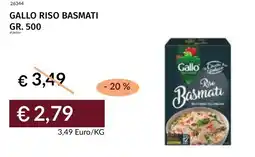 Prezzemolo e Vitale Gallo riso basmati offerta