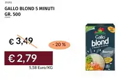 Prezzemolo e Vitale Gallo blond 5 minuti offerta
