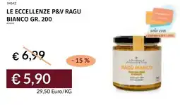 Prezzemolo e Vitale Le eccellenze p&v ragu bianco offerta