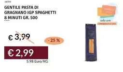 Prezzemolo e Vitale Gentile pasta di gragnano igp spaghetti 8 minuti offerta