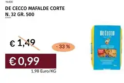 Prezzemolo e Vitale De cecco mafalde corte N.32 offerta