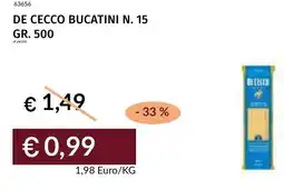 Prezzemolo e Vitale De cecco bucatini N. 15 offerta