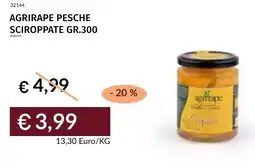 Prezzemolo e Vitale Agrirape pesche sciroppate offerta