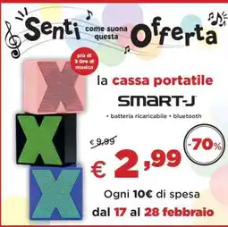 Acqua & Sapone la cassa portatile SMART-J offerta