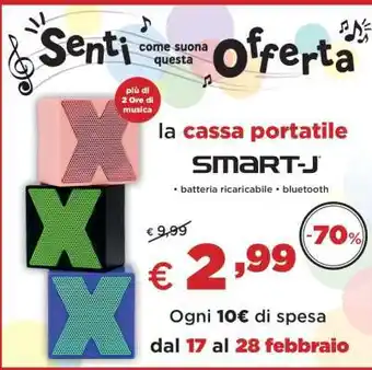 La cassa portatile SMART-J