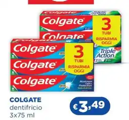 Acqua & Sapone COLGATE dentifricio 3x75 ml offerta