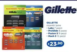Acqua & Sapone GILLETTE ricambi lame offerta