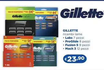 GILLETTE ricambi lame