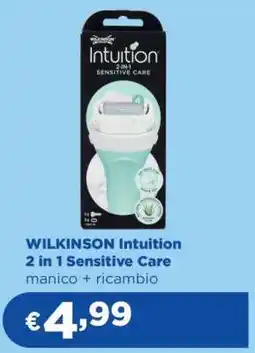 Acqua & Sapone WILKINSON Intuition 2 in 1 Sensitive Care offerta