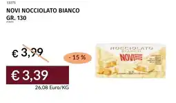 Prezzemolo e Vitale Novi nocciolato bianco offerta