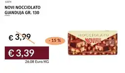 Prezzemolo e Vitale Novi nocciolato gianduja offerta