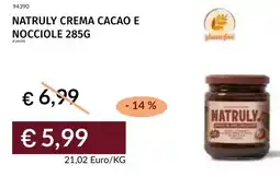 Prezzemolo e Vitale Natruly crema cacao e nocciole offerta
