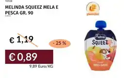 Prezzemolo e Vitale Melinda squeez mela e pesca offerta