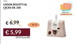 Prezzemolo e Vitale Loison biscotti al cacao offerta