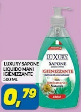 Risparmio Casa Luxury sapone liquido mani igienizzante offerta