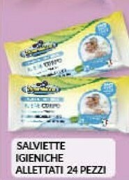Risparmio Casa Salviette igieniche allettati 24 pezzi offerta