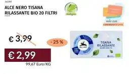 Prezzemolo e Vitale Alce nero tisana rilassante bio offerta