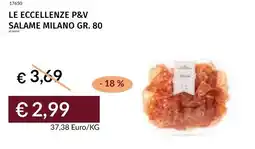 Prezzemolo e Vitale Le eccellenze p&v salame milano offerta