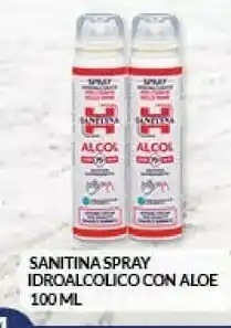 Risparmio Casa Sanitina spray idroalcolico con aloe offerta