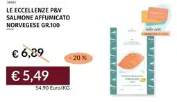 Prezzemolo e Vitale Le eccellenze p&v salmone affumicato norvegese offerta