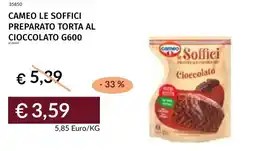 Prezzemolo e Vitale Cameo le soffici preparato torta al cioccolato offerta