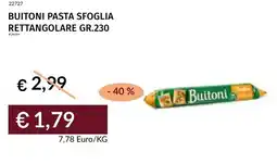 Prezzemolo e Vitale Buitoni pasta sfoglia rettangolare offerta