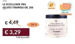 Prezzemolo e Vitale Le eccellenze p&v gelato tiramisu offerta