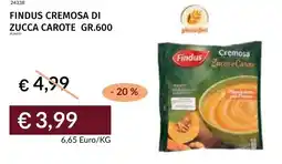 Prezzemolo e Vitale Findus cremosa di zucca carote offerta