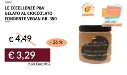 Prezzemolo e Vitale Le eccellenze p&v gelato al cioccolato fondente vegan offerta