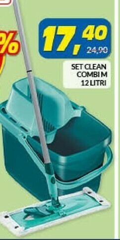 Risparmio Casa Set clean combim 12 litri offerta