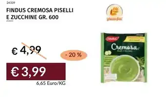 Prezzemolo e Vitale Findus cremosa piselli e zucchine offerta