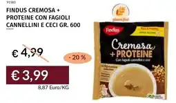 Prezzemolo e Vitale Findus cremosa + proteine con fagioli cannellini e ceci offerta