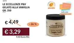 Prezzemolo e Vitale Le eccellenze p&v gelato alla vaniglia offerta