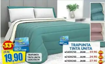 Risparmio Casa Trapunta tinta unita offerta
