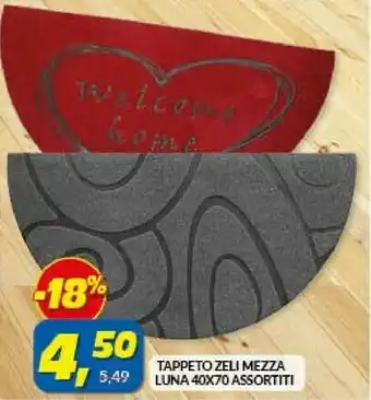 Risparmio Casa Tappeto zeli mezza luna offerta