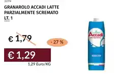 Prezzemolo e Vitale Granarolo accadi latte parzialmente scremato offerta