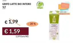 Prezzemolo e Vitale Grifo latte bio intero offerta